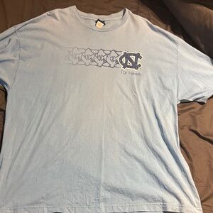 Champs Light Blue Tar Heels Men's Tee XXL Used